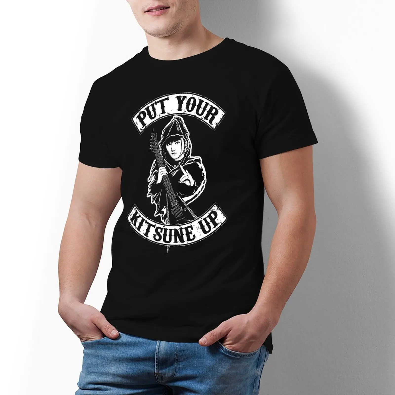 

Funny Babymetal Tee Shirt Short Sleeve 100 Percent Cotton T Shirt Basic Print Tshirt Big Men