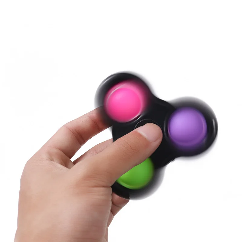 

Simple Dimple Fidget Spinner Toys Anti Stress Relief Brain Toy Hand Fidget Toys for Kids Adults Early Educational Autism