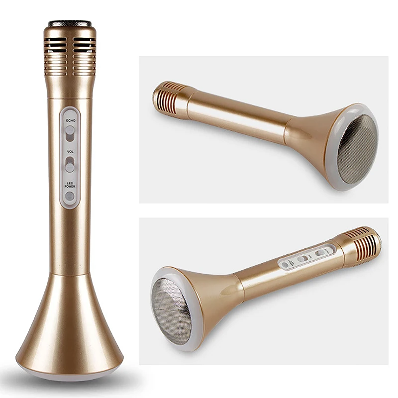 Светодиодный светильник с вспышкой беспроводной Bluetooth конденсаторный микрофон