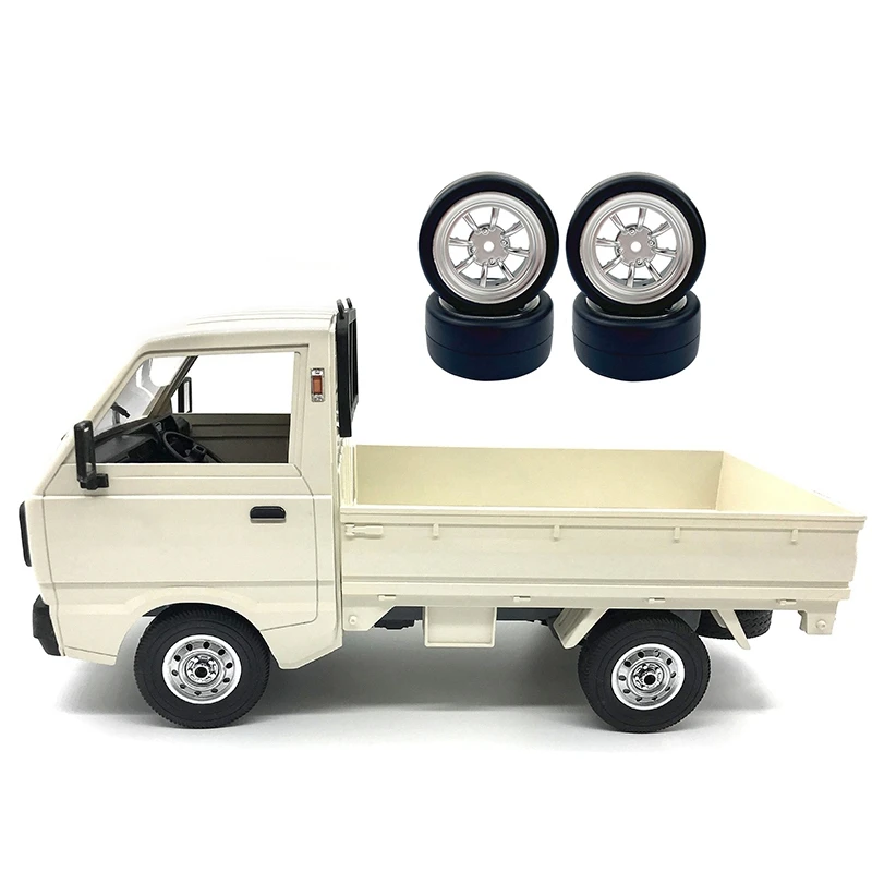 

For WPL D12 Off Road RC Car Drift Upgrade Kit 4WD Buggy R/C Truck With Wheel Rim And Rubber Drift Tire Tyres Set