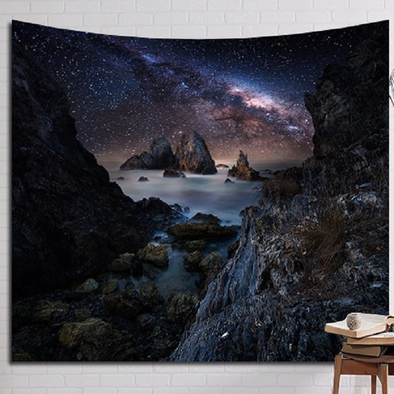 CAMMITEVER звездное небо облако сцена декоративные настенные коврики для йоги