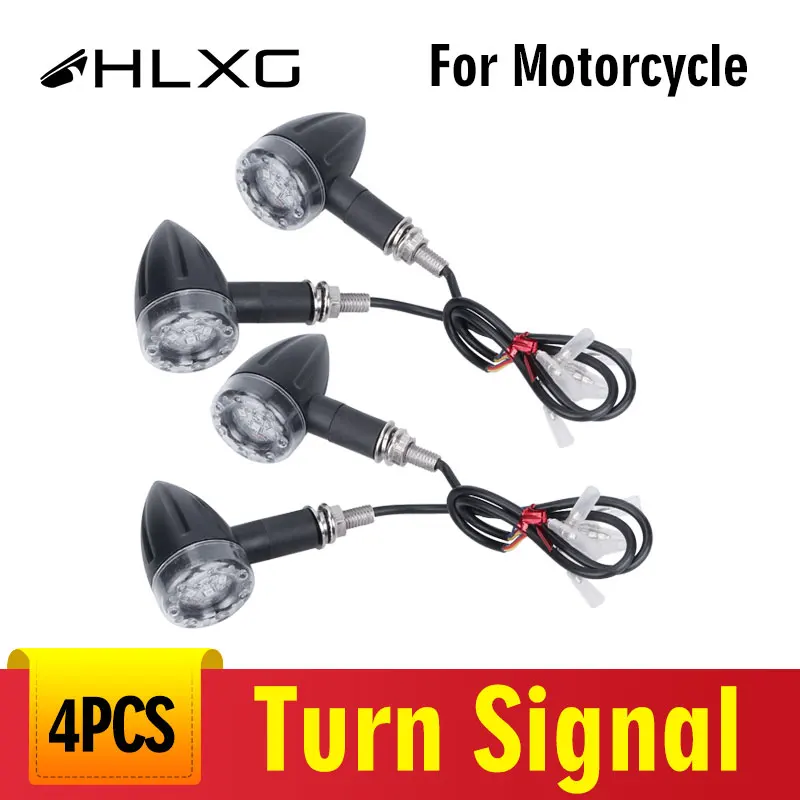 4 шт. Универсальный светодиодный сигнальный фонарь для мотоцикла honda cb650f suzuki ltz 400