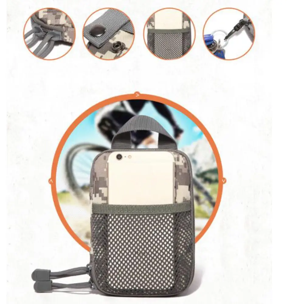 600D нейлоновый тактический вещевой мешок Открытый Molle Военная поясная сумка