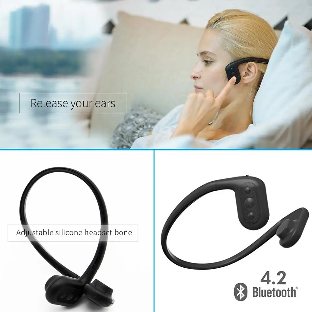 Tayogo плавательные костные проводящие наушники Bulit-in MP3-плеер с FM Bluetooth приложение шагомер IPX8 водонепроницаемый 8 Гб музыкальный плеер