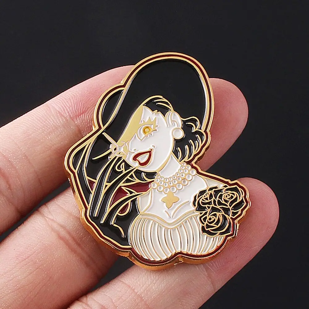 Металлические Значки для косплея Димитреску Бела из деревни жителя игры злых