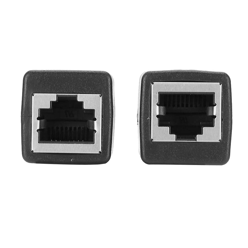 2 шт. кабельная муфта RJ45 соединитель локальной сети встроенная модель для Cat7 / Cat6