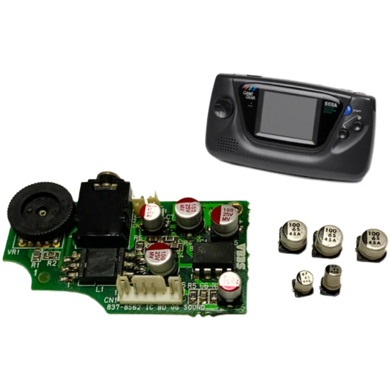 Высококачественные запасные части твердого конденсатора для Sega Game Gear GG замена