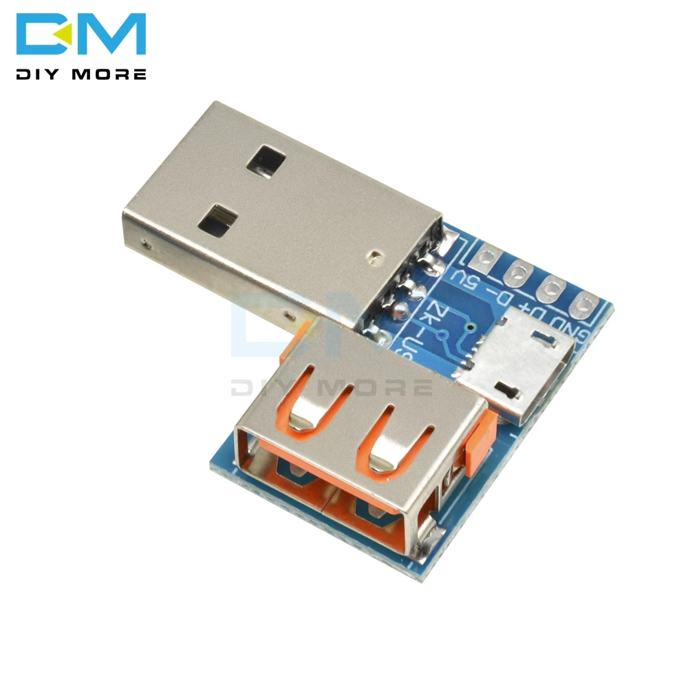 DC 5 В 2 54 мм Type-C USB конвертер Стандартный мама-папа к Micro 4P интерфейс
