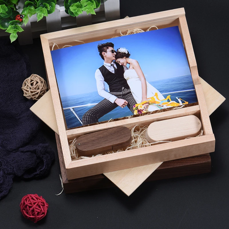 Usb флеш накопитель JASTER с логотипом орехового дерева + коробка 4 ГБ 8 16 32 64 usb 3 0