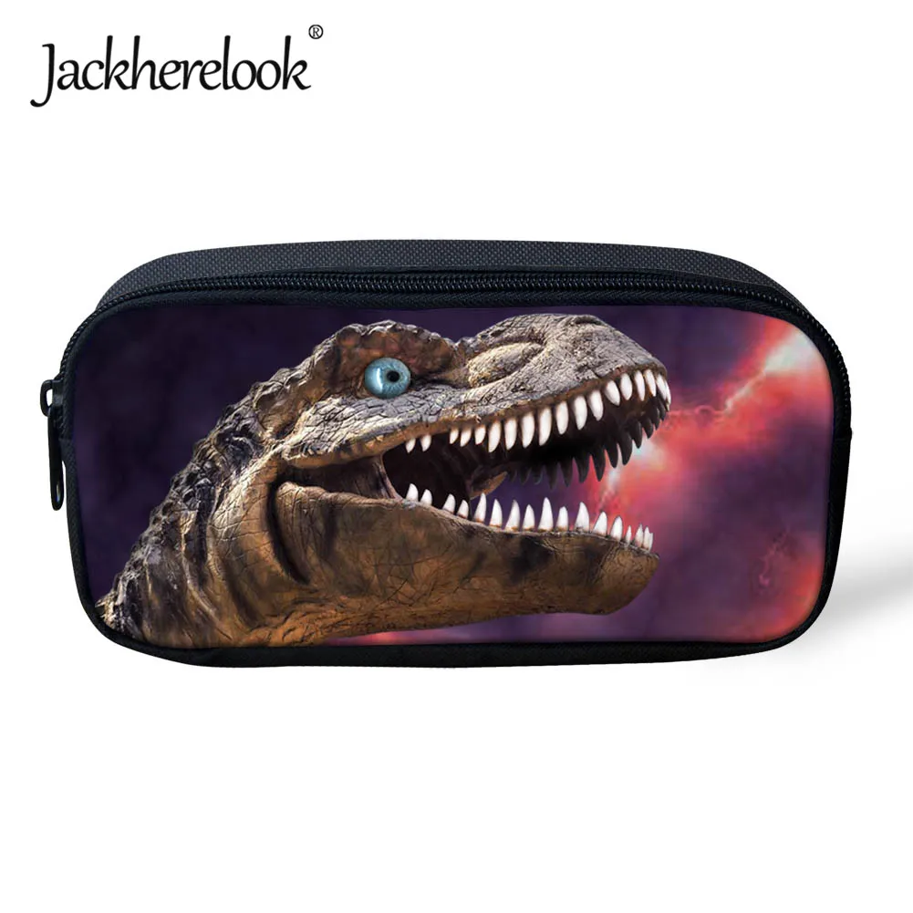 CC5499K Jackherelook, детская Студенческая классная сумка для карандашей, Детские косметички с принтом акулы, динозавра, косметичка, школьные пеналы - Цвет: CC5499K