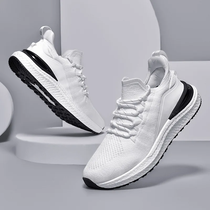 Xiaomi SALUDAS Sneakers 4 Upgrade Women Sneakers Uni-moulding 4D Fishbone Lock System Knitting Upper Men Running Shoes Sneakers