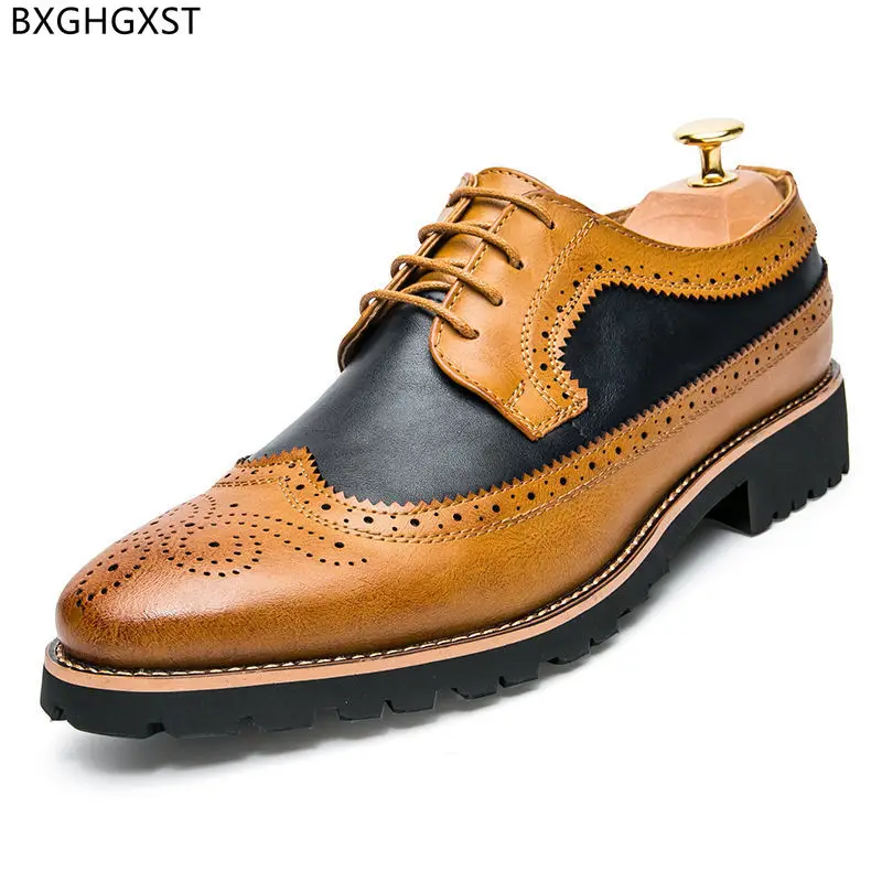 

Brogue Shoes for Men Stylish Formal Coperate Shoes for Men Office 2023 Dress Shoes Men Chaussure Luxe Homme ビジネスシューズ メンズ Sapato