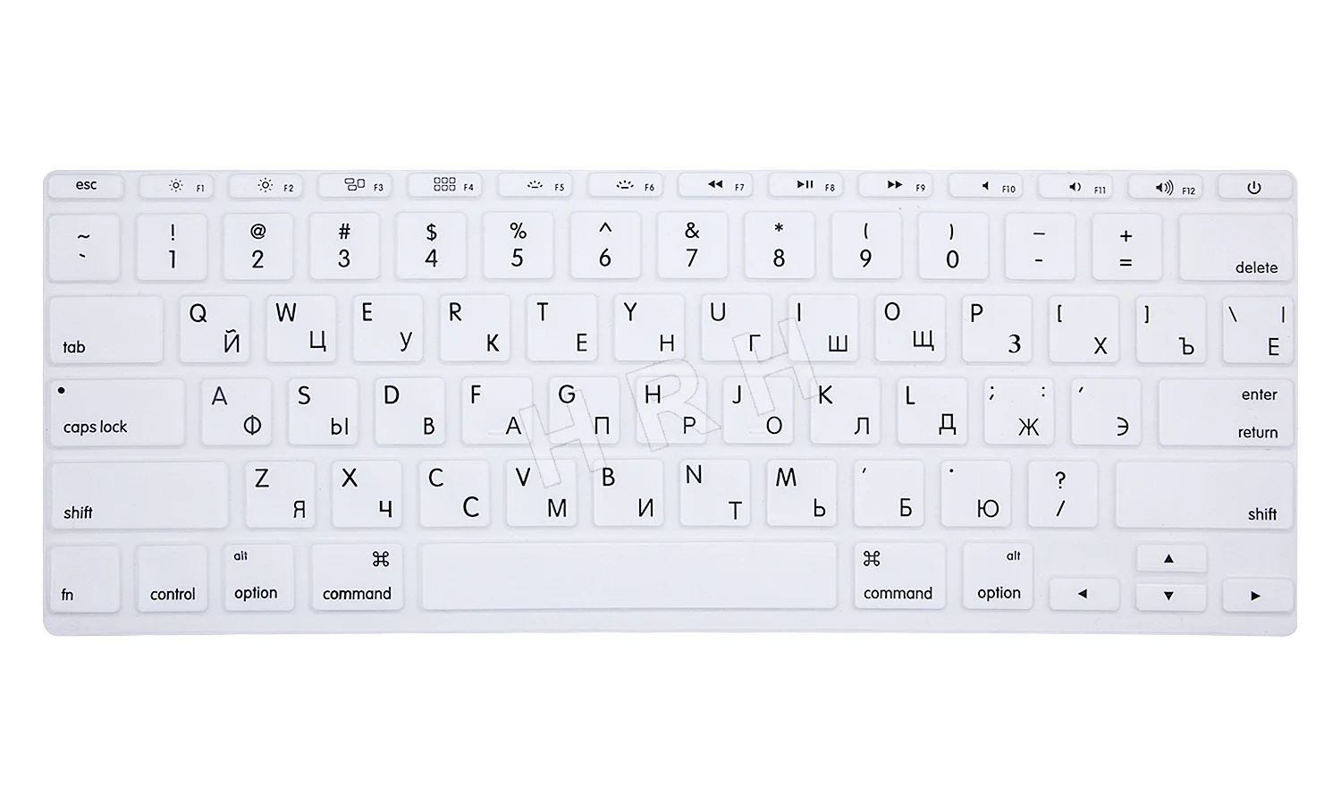 Прочная тонкая силиконовая гелевая защитная пленка HRH для русской клавиатуры США