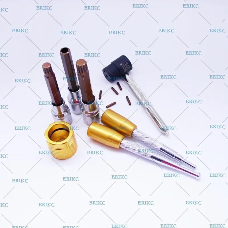 

ERIKC 8pcs Common Rail Injection Valve Assembly Disassembly Tool E1024033 Diesel Fuel Injector Repair