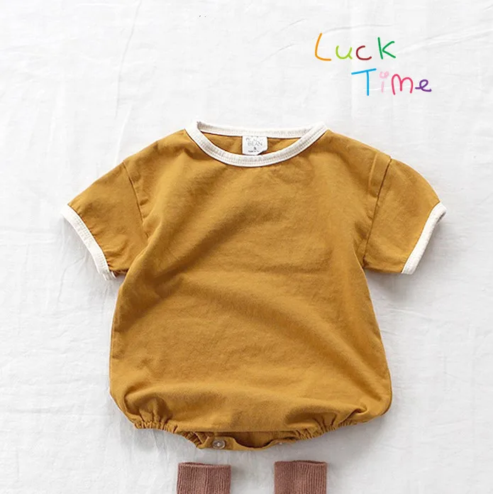 Летние тонкие боди в корейском и японском стиле с короткими рукавами для