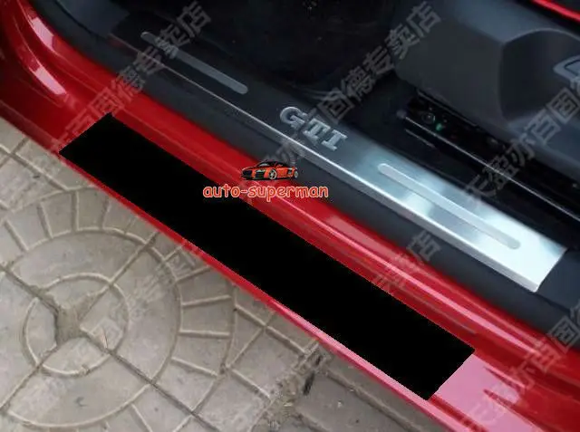 Накладки для порогов автомобиля щитки для VW GOLF 6 MK6 GTi 2009 2010 2011 2012 2013 5DR