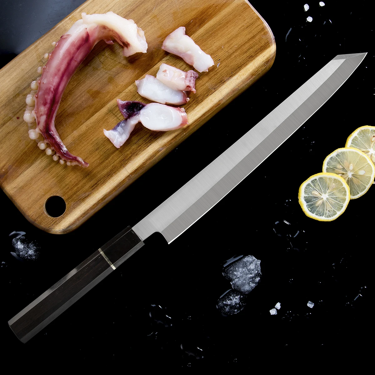 

Professional Durable Japanese Style Kitchen Traditional Japanese Knife Salmon Sashimi Sushi Knife Set