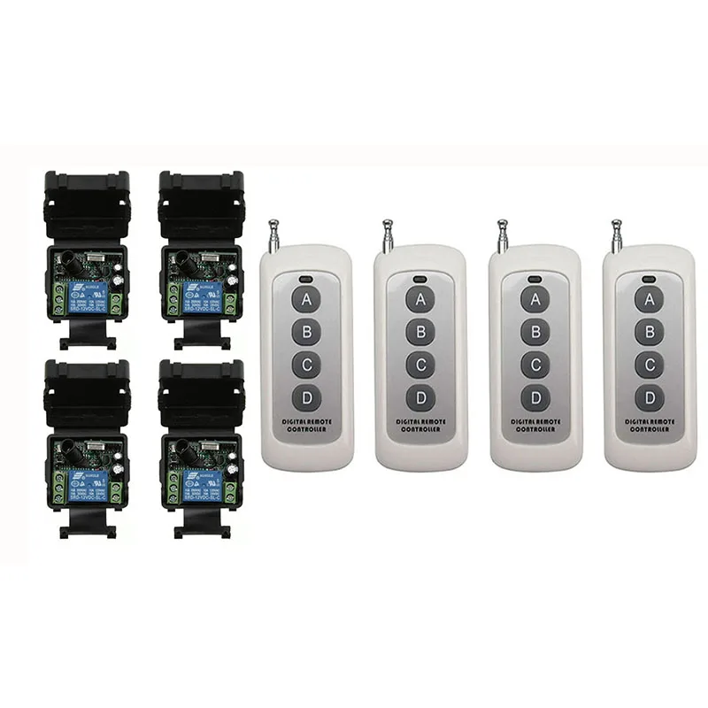 500 м DC12V 24V 1CH 1 CH 10A Беспроводной RF переключатель системы дистанционного управления