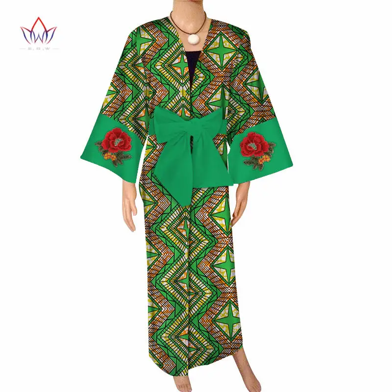 Платье женское из хлопка с V образным вырезом и длинным рукавом