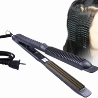 corrugated hair care styling tool corrugation wave professional electric hair straighteners flat iron hair curler ceramic curler