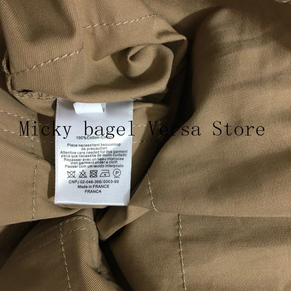 

2021 luxury brand embroidered animal letter printing fashion women's top temperament Lapel versatile leisure long sleeve coat