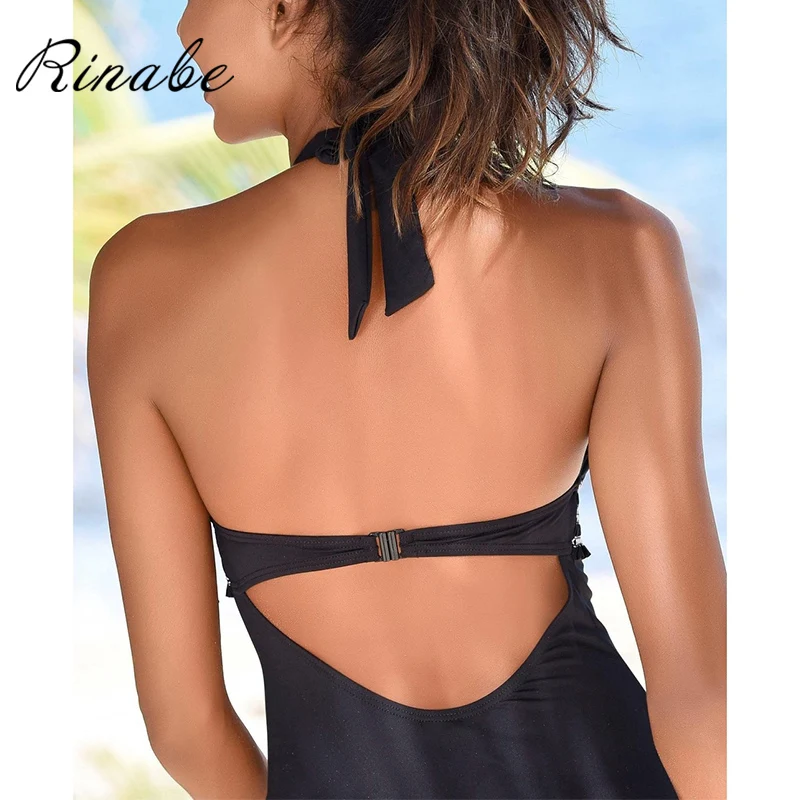 Женский купальник бикини Rinabe купальный костюм с глубоким v образным вырезом