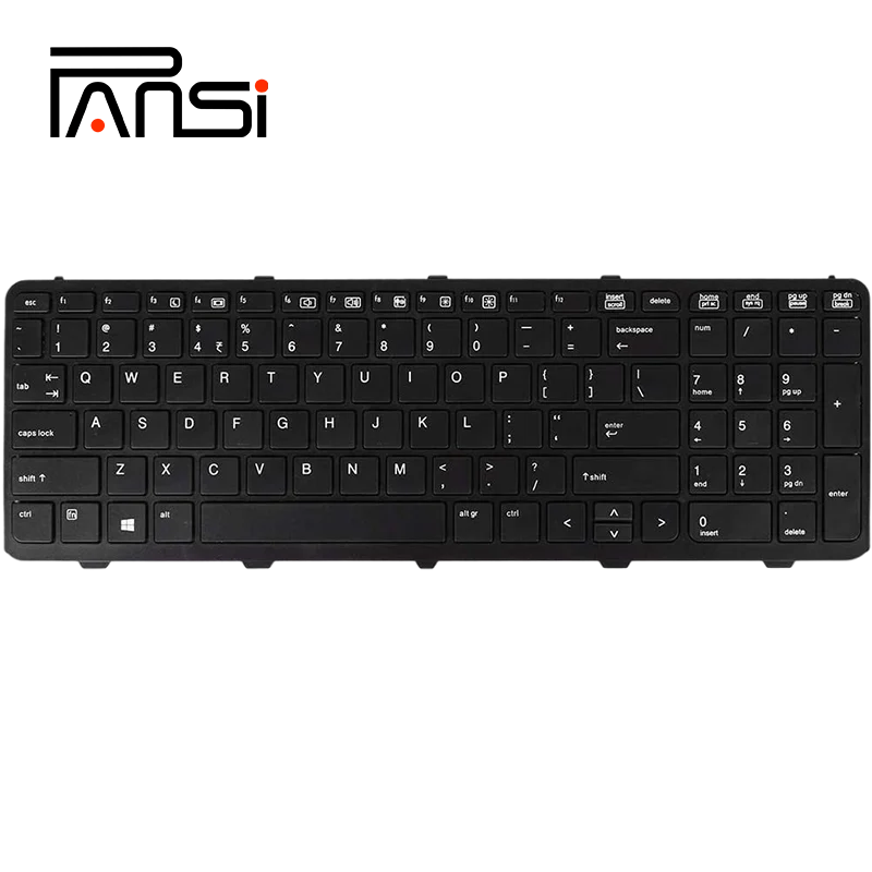

Новая Оригинальная клавиатура для ноутбуков с рамкой для HP ProBook 650 655 G1 Black