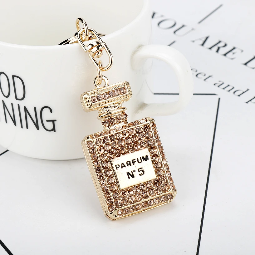 Искусственный кристалл 3 цвета подвеска в форме флакона духов брелок подарки