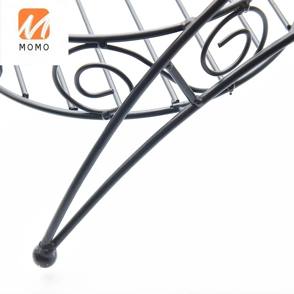 

Three tray vintage cast iron flower stand manufacture metal display stand garden