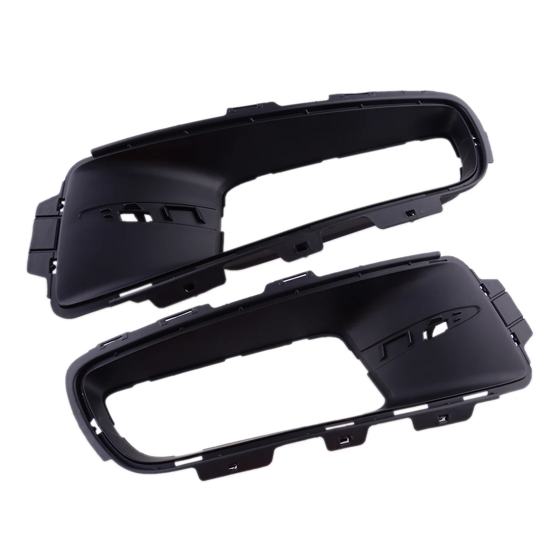 

1 Pair Car Black Front Bumper Fog Light Lamp Grill Lower Cover Fit For BMW X5 E70 2007 2008 2009 51117175485 51117175486