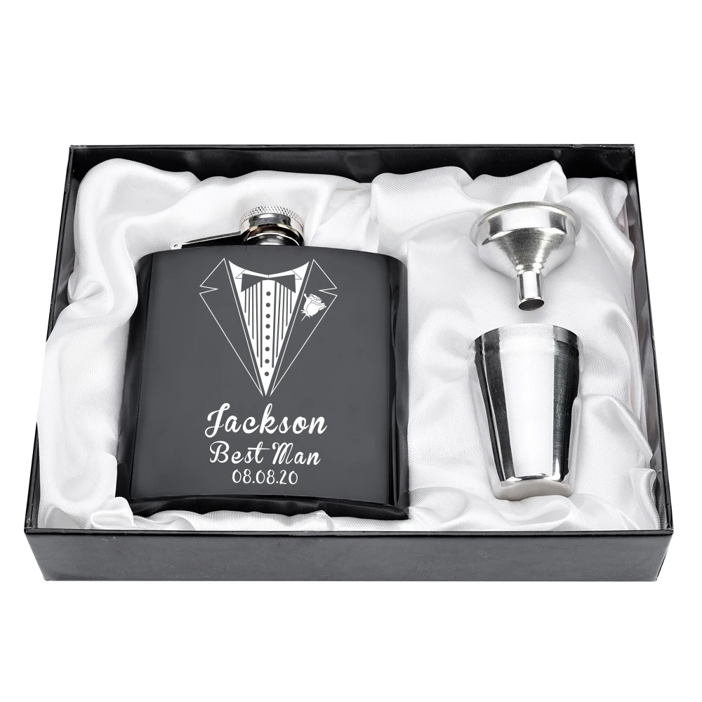 Фляга из нержавеющей стали 6 унций|Сувениры для вечеринок| |