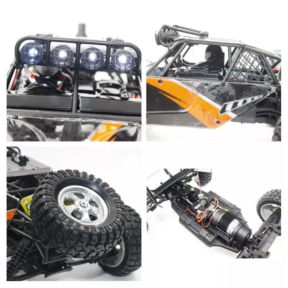 RCtown 12815 1/12 2 4G 4WD 30 км/ч гоночная матовая RC автомобиль внедорожник пустыня грузовик