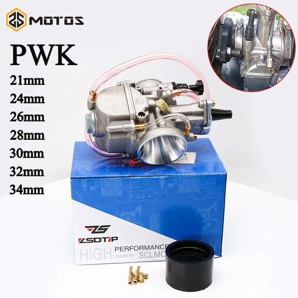 Мотоциклетный карбюратор ZS для PWK 21 24 26 28 30 32 34 КАРБЮРАТОР Keihin Koso с силовой струей