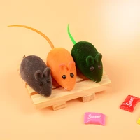 8pcs mouse squeak sound mini funny rat playing toy gift for pet cats kitten colorful draw cats attention interactive toys