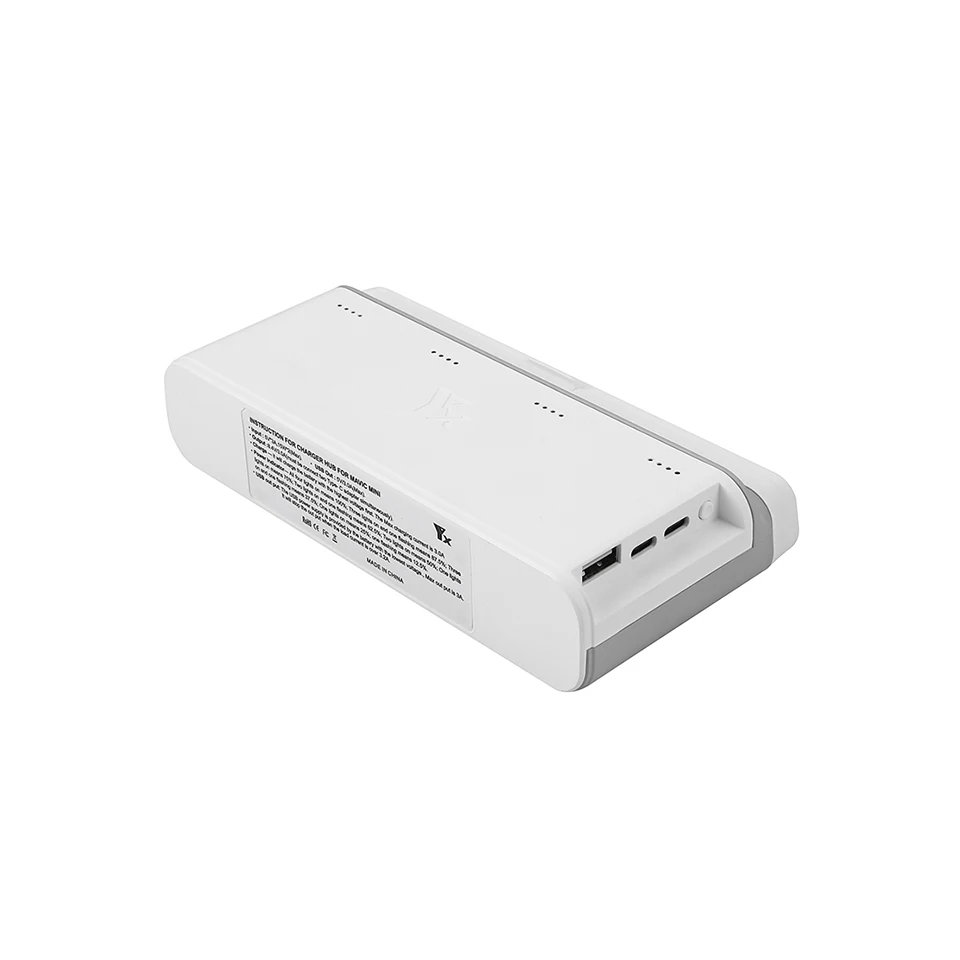 Mavic Mini двусторонний зарядный хаб Аккумуляторный блок питания адаптер 4 батареи USB