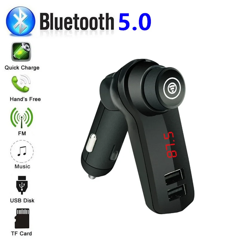 

Автомобильный MP3-плеер G27, автомобильный FM-передатчик, Bluetooth, громкая связь, автомобильное зарядное устройство, Bluetooth-приемник от производите...