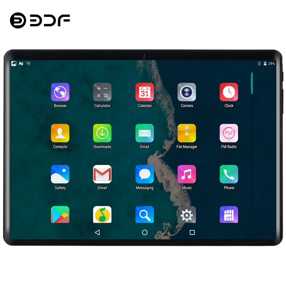 BDF 10 дюймов планшет Android 9,0 Deca Core планшет 8 ГБ ОЗУ 128 Гб ПЗУ WiFi Bluetooth 3g/4G LTE телефонный звонок FDD стеклянный экран планшетный ПК