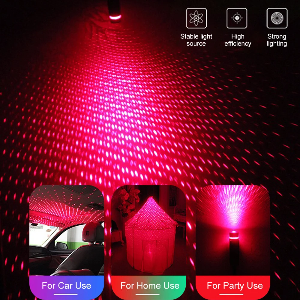 Портативный USB проектор для создания атмосферы в автомобиле|Новизна освещения| |