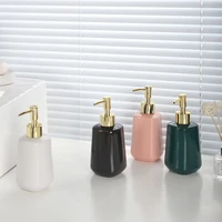 nordic style ceramic hand sanitizer lotion pressing liquid soap dispenser can be customized sub packing shampoo dispenser
