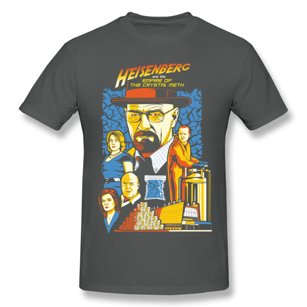 2020 новая футболка с принтом Heisenberg Breaking Bad для мужчин размера плюс 4XL 6XL командная