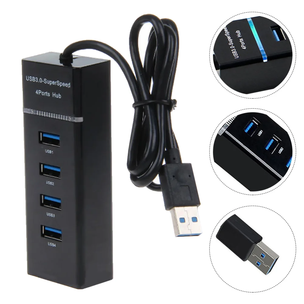 

1pc USB Hub Expansion Transfer Multi-interface USB Splitter Adapter Accessory