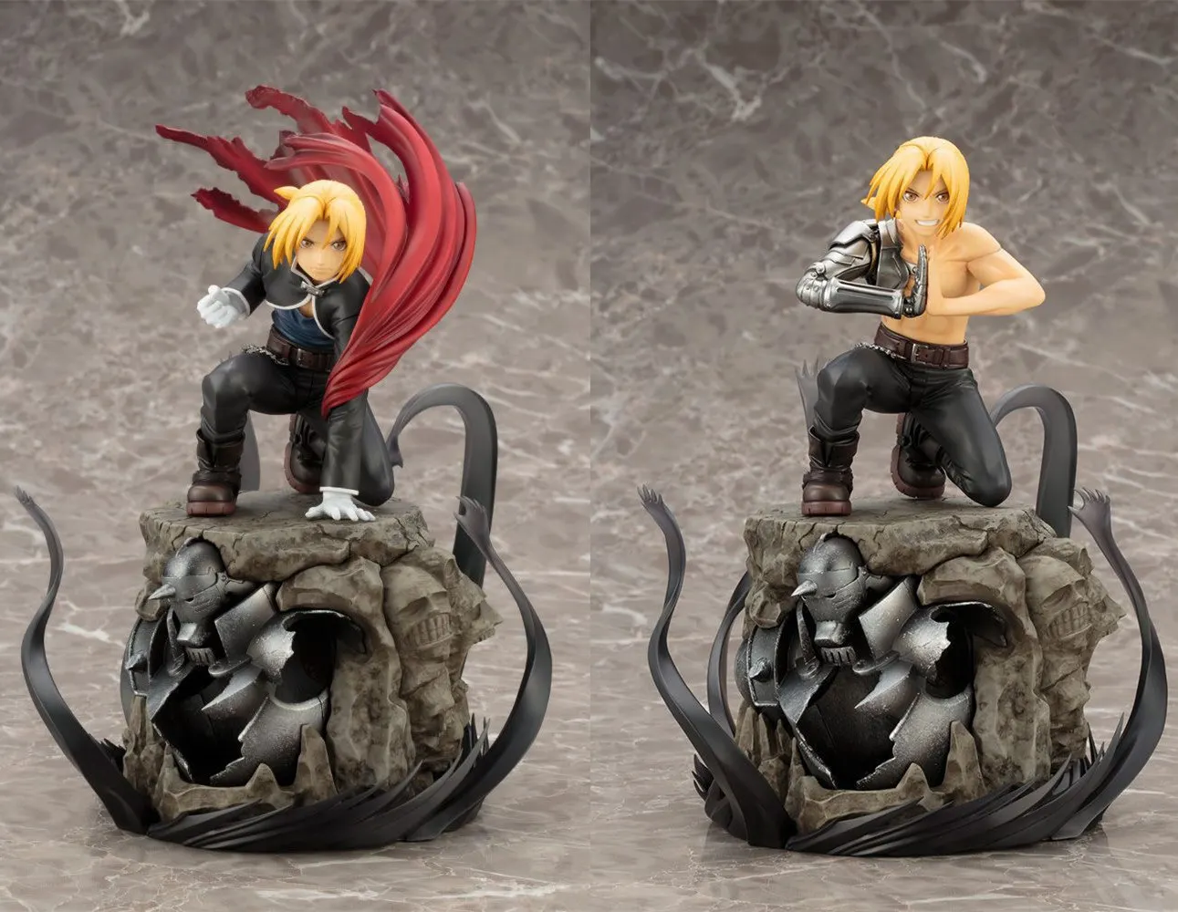 [Забавная] полностью Металлическая экшн фигурка Alchemist Auto Mail Эдвард Элрик Альфонс