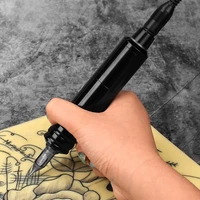 professional rotary tattoo pen machine powerful silent motor permanent make up with hook line body art guns supplies