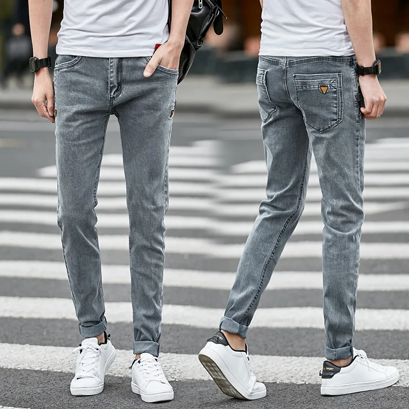 

13 Style Design Denim Skinny Jeans Distressed Men New 2021 Spring Autumn Clothing Good Quality