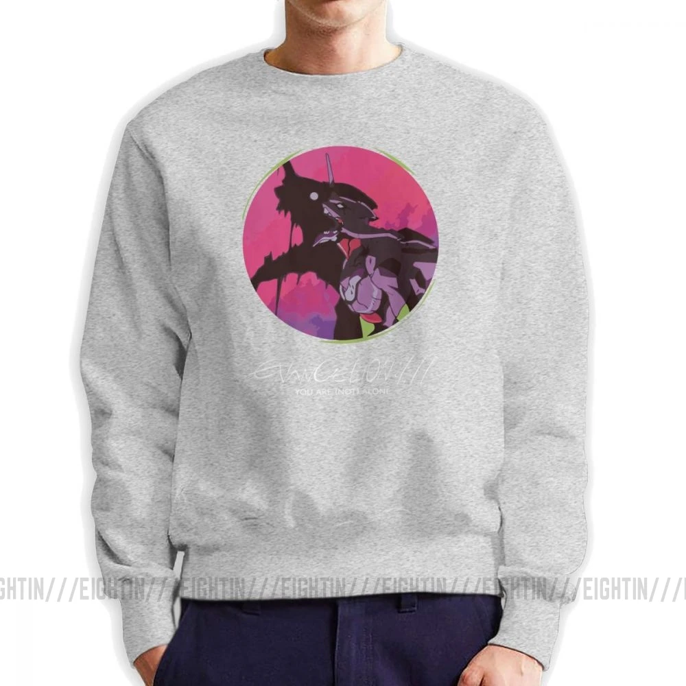 01 Evangelion Мужская Толстовка Новинка хлопковая толстовка с круглым вырезом пуловер Мужской