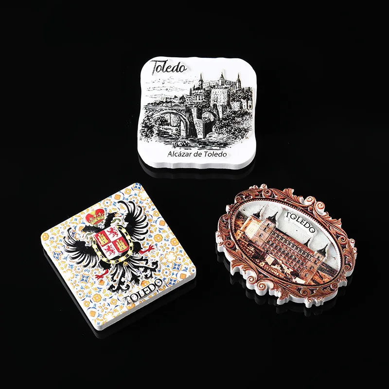 2020 креативный Испанский Сувенир для путешествий магнитный холодильник Толедо