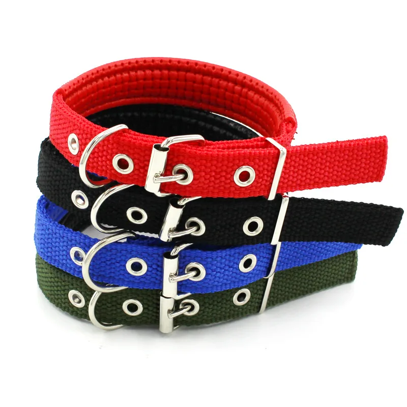 Adjustable Nylon Dog Collars Pet Charm Necklace Collar for Little Dogs Cat Supplies Acessorios | Дом и сад