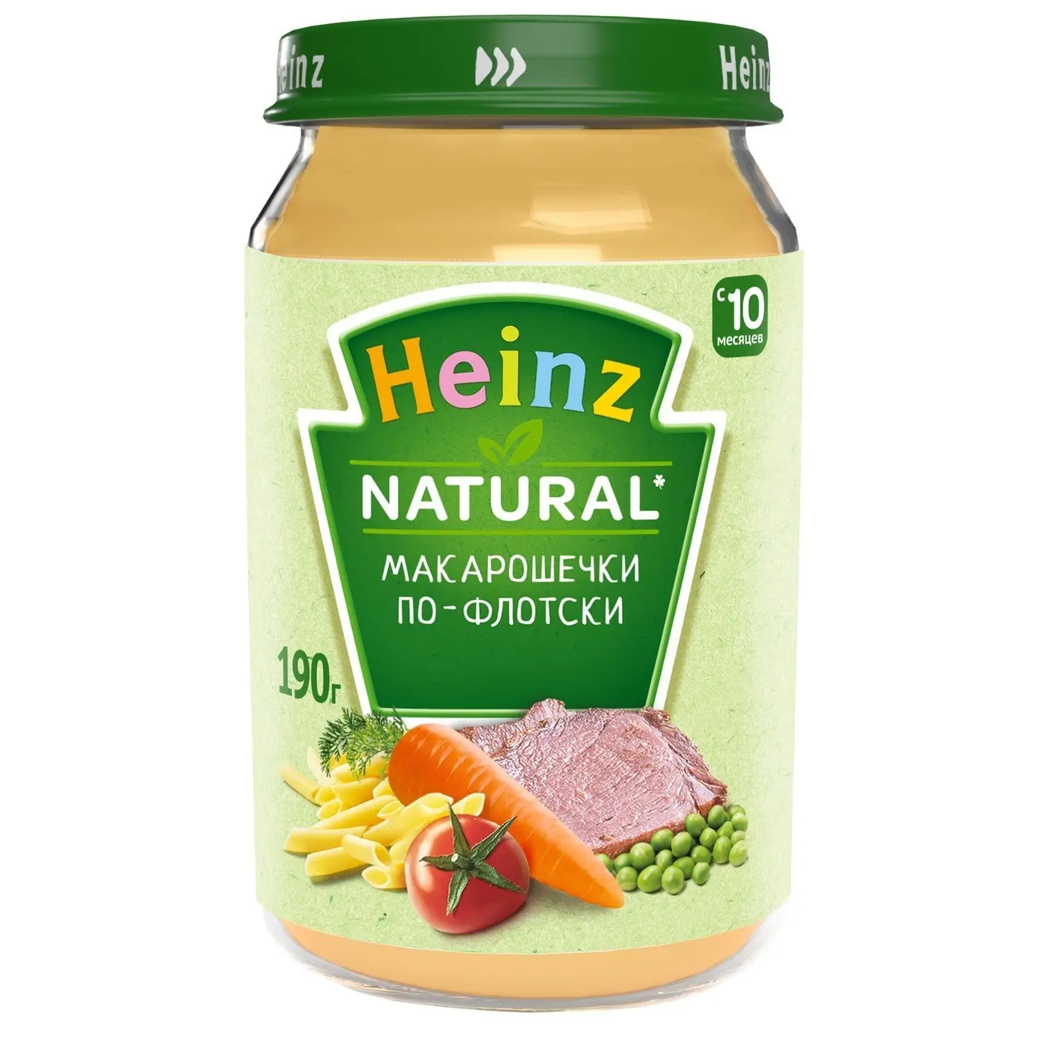 Heinz-puree pasta in Navy 10 months. 190/12Mother & KidsBaby FoodPureePuree with vegetables | Мать и ребенок
