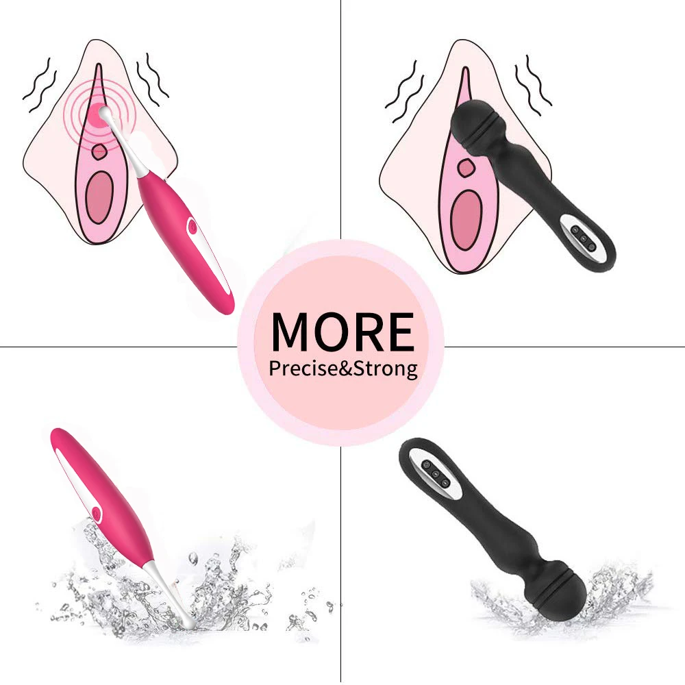 APHRODISIA Стимуляция клитора Мощный вибратор точки G силиконовый USB зарядка женская