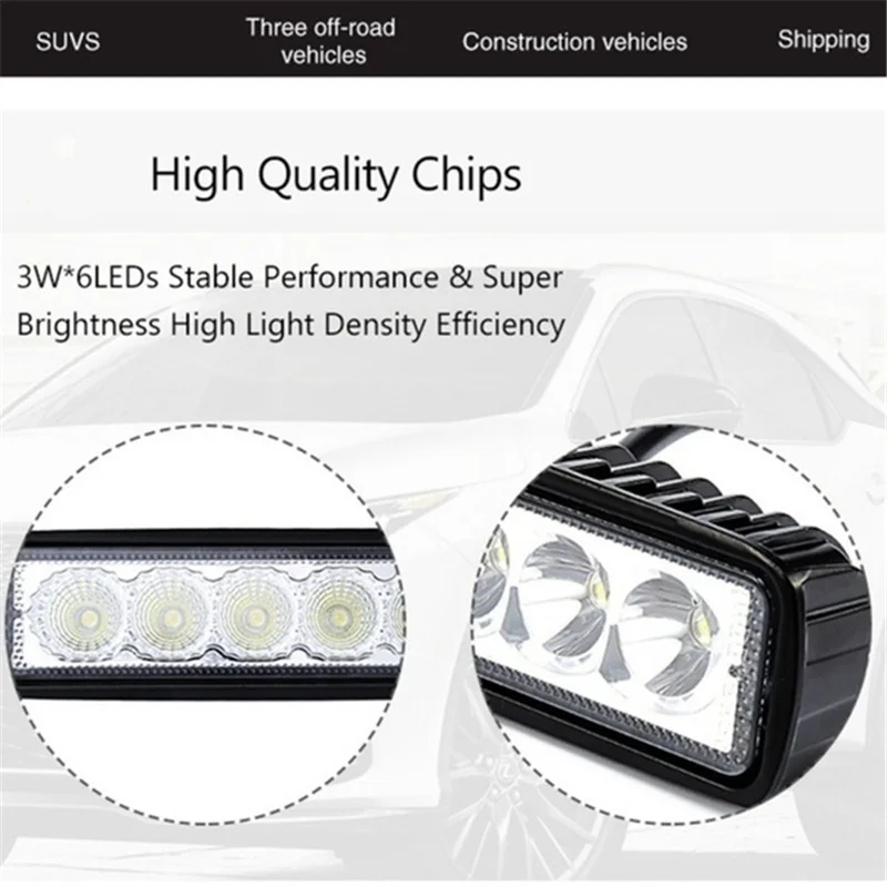 Световая панель рабосветильник освещения 6 светодиодный одов 18 Вт дневные